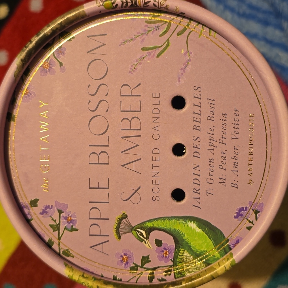 ♥️BUY 2 GET 1 FREE Getaway Woody Apple Blossom & Amber Boxed Candle, Retail $34 - Picture 10 of 10